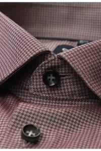 OLYMP No. Six Super Slim Hemd bordeaux, Faux-uni