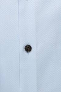 OLYMP No. Six Super Slim Hemd bleu, Faux-uni