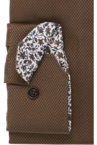OLYMP No. Six Super Slim Hemd braun, Faux-uni