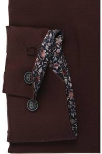 OLYMP No. Six Super Slim Hemd bordeaux, Faux-uni
