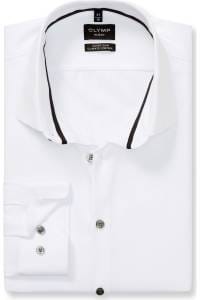 OLYMP No. Six Performance Climate Control Super Slim Hemd weiss, Faux-uni