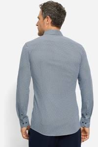 OLYMP No. Six Performance Climate Control Super Slim Hemd bleu, Bedruckt