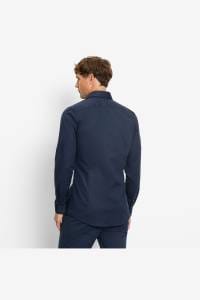 OLYMP No. Six Super Slim Hemd nachtblau, Faux-uni