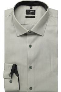 OLYMP No. Six Super Slim Hemd kitt, Faux-uni