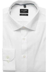 OLYMP No. Six Super Slim Hemd weiss, Einfarbig
