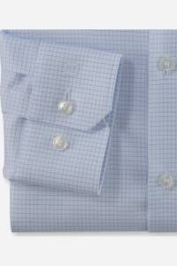 OLYMP No. Six Super Slim Hemd weiss, Kariert