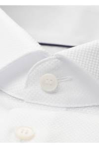 OLYMP No. Six Super Slim Hemd weiss, Einfarbig