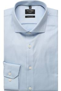 OLYMP No. Six Super Slim Hemd bleu, Einfarbig