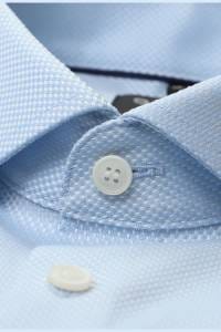 OLYMP No. Six Super Slim Hemd bleu, Einfarbig