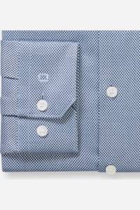 OLYMP No. Six Super Slim Hemd royal, Faux-uni