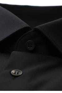 OLYMP No. Six Performance Climate Control Super Slim Hemd schwarz, Einfarbig