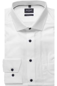 OLYMP Luxor Modern Fit Hemd weiss, Einfarbig