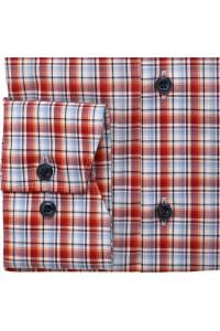 OLYMP Luxor Comfort Fit Hemd sienna, Kariert