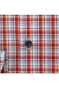 OLYMP Luxor Comfort Fit Hemd sienna, Kariert
