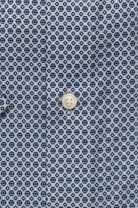 OLYMP Luxor Modern Fit Hemd bleu, Bedruckt