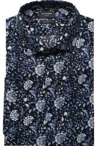 OLYMP Luxor Modern Fit Hemd marine, Blumen