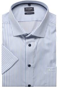 OLYMP Luxor Modern Fit Hemd bleu, Gestreift