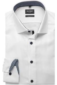 OLYMP Luxor Modern Fit Hemd weiss, Einfarbig