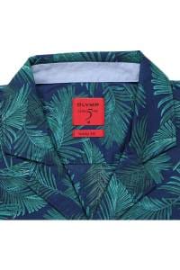 OLYMP Level Five Body Fit Hemd mint, Blumen