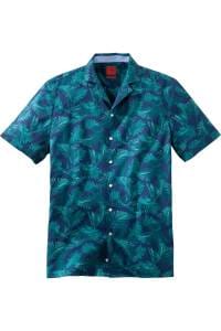 OLYMP Level Five Body Fit Hemd mint, Blumen