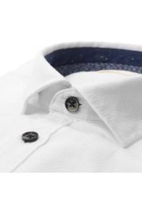 OLYMP Level Five Casual Body Fit Hemd weiss, Einfarbig
