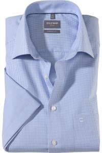OLYMP Luxor Comfort Fit Hemd bleu, Vichykaro