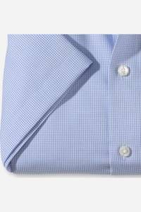 OLYMP Luxor Comfort Fit Hemd bleu, Vichykaro
