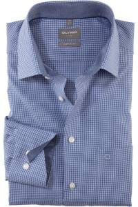 OLYMP Luxor Comfort Fit Hemd royal, Vichykaro