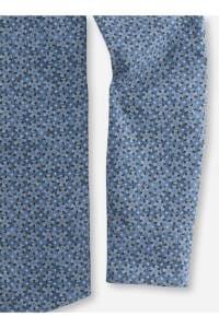 OLYMP Level Five Smart Casual Body Fit Hemd blau, Gemustert