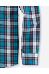 OLYMP Level Five Smart Casual Body Fit Hemd hellblau, Kariert