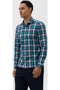 OLYMP Level Five Smart Casual Body Fit Hemd hellblau, Kariert