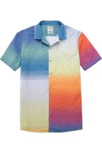 OLYMP Level Five Smart Casual Body Fit Hemd bleu, Querstreifen