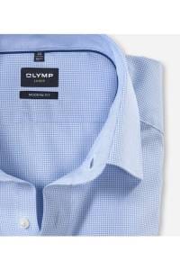 OLYMP Luxor Modern Fit Hemd bleu, Vichykaro