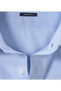 OLYMP Luxor Modern Fit Hemd bleu, Vichykaro