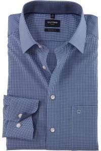 OLYMP Luxor Modern Fit Hemd royal, Vichykaro
