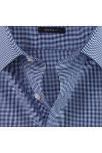 OLYMP Luxor Modern Fit Hemd royal, Vichykaro