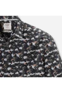OLYMP Level Five Smart Casual Body Fit Hemd grün, Gemustert