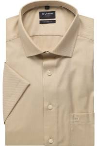 OLYMP Luxor Modern Fit Hemd beige, Einfarbig