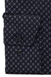 OLYMP Luxor Modern Fit Hemd marine, Bedruckt