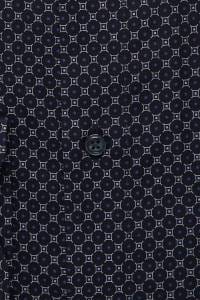 OLYMP Luxor Modern Fit Hemd marine, Bedruckt