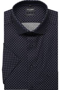 OLYMP Luxor Modern Fit Hemd marine, Bedruckt