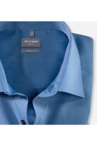 OLYMP Luxor Comfort Fit Hemd blau, Einfarbig