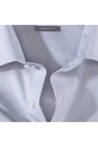 OLYMP Luxor Comfort Fit Hemd silbergrau, Einfarbig