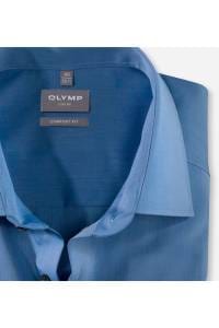 OLYMP Luxor Comfort Fit Hemd blau, Einfarbig