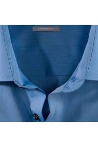 OLYMP Luxor Comfort Fit Hemd blau, Einfarbig