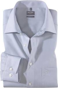 OLYMP Luxor Comfort Fit Hemd silbergrau, Einfarbig