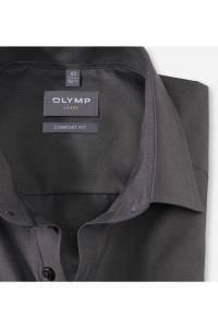 OLYMP Luxor Comfort Fit Hemd anthrazit, Einfarbig