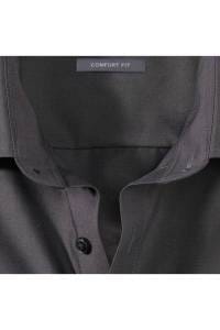 OLYMP Luxor Comfort Fit Hemd anthrazit, Einfarbig