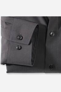 OLYMP Luxor Comfort Fit Hemd anthrazit, Einfarbig