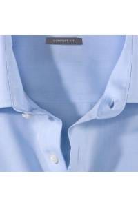 OLYMP Luxor Comfort Fit Hemd bleu, Einfarbig